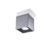 Loftslampe QUAD 1 grå