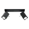 Loftslampe MERIDA 2 sort