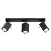Loftslampe MERIDA 3 sort