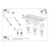 Loftslampe MERIDA 3 sort