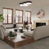 Loftslampe ARENA 45 sort