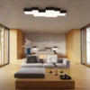 Loftslampe HORUS 35 sort