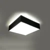 Loftslampe HORUS 35 sort