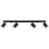Loftslampe RING 4L sort