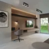 Loftslampe RING 4L sort