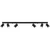 Loftslampe RING 6L sort