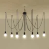 Lysekrone EDISON 7 sort