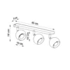 Loftslampe OCULARE 3 hvid