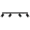 Loftslampe MERIDA 4L sort