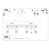 Loftslampe MERIDA 4L sort
