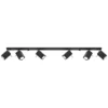 Loftslampe MERIDA 6L sort
