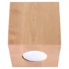 Loftlampe QUAD naturtræ