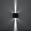 Væglampe LUCA sort LED IP54