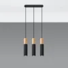 Pendel lampe PABLO 3 sort