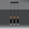 Pendel lampe PABLO 3 sort