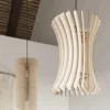 Hængende lampe ALEXIA træ