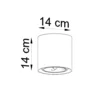 Loftslampe CULLO beton