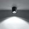 Loftslampe TIUBE sort