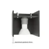 Loftslampe BLAKE sort