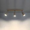 Loftslampe BERG 3 naturtræ