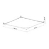 Loftslampe LUNA 4 hvid