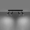 Loftslampe EYETECH 4 sort