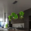 Hængende lampe KUKKIA sort