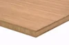 16 mm bambusplade - Side pressed, Ecru 122x244 cm.