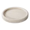 Bakke i travertin, Ø25,5 cm.