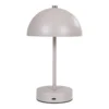 Holt LED Bordlampe, sand/stål genopladelig