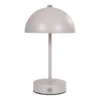 Holt LED Bordlampe, sand/stål genopladelig