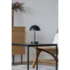 Holt LED Bordlampe, sort/messing genopladelig