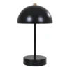 Holt LED Bordlampe, sort/messing genopladelig