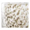 Lysestage i brunt glas