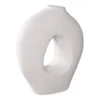 Vase, hvid keramik