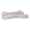 Kingston Sofa, Naturfarvet højrevendt med 2 puder