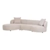 Kingston Sofa, Naturfarvet venstrevendt med 2 puder