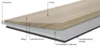 SPC vinyl klikgulv - P2909 Botticino Classico Dark flise 