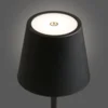 Bradford Bordlampe i sort metal og genopladelig