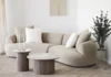 Dali Sofa med 4 puder i lysebrun
