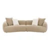 Dali Sofa med 4 puder i lysebrun