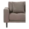 Lido Lounge Sofa, højrevendt i brun fløjl