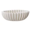 Skål i beige polyresin