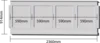 2360x914 mm.