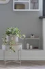 Voksblomst, kunstig grøn plante