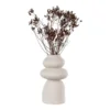 Vase i beige keramik