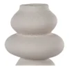 Vase i beige keramik