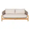 Loungesofa i akacie inkl. hynde