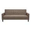 Milton Sovesofa, brun med sorte ben