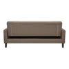 Milton Sovesofa, brun med sorte ben